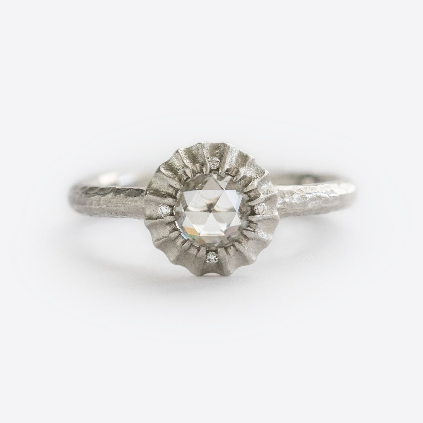 Platinum ring material showing its distinctive appearance and finish