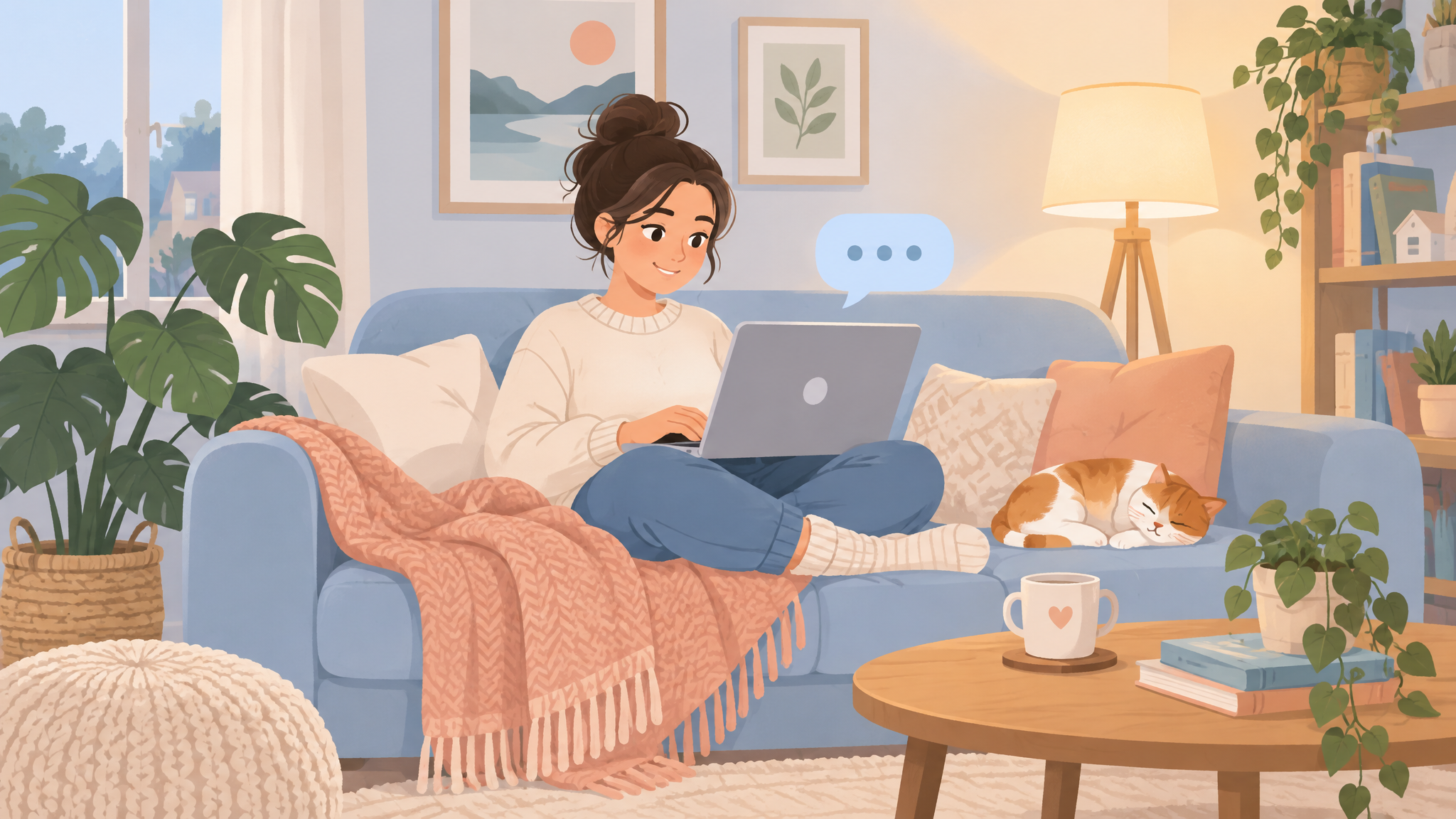 Trying AI calmly from the comfort of home