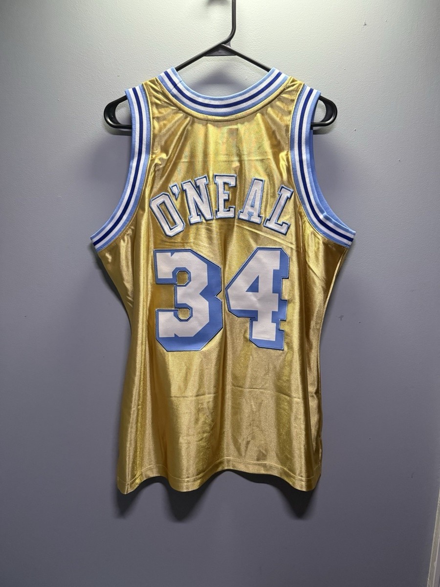 Shaquille O'Neal LA Lakers 1996-97 Gold Jersey