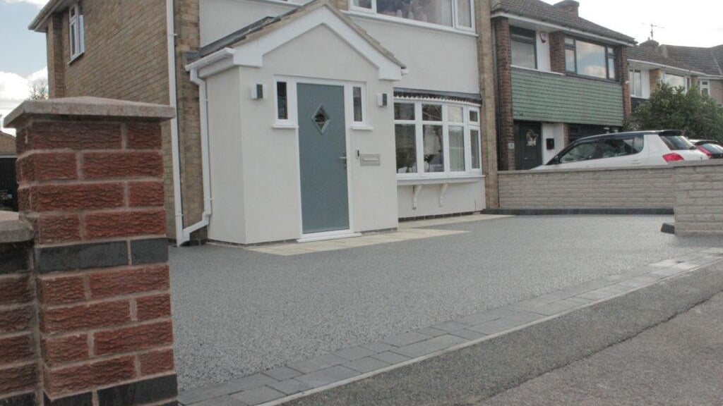 Clean UK residential driveway