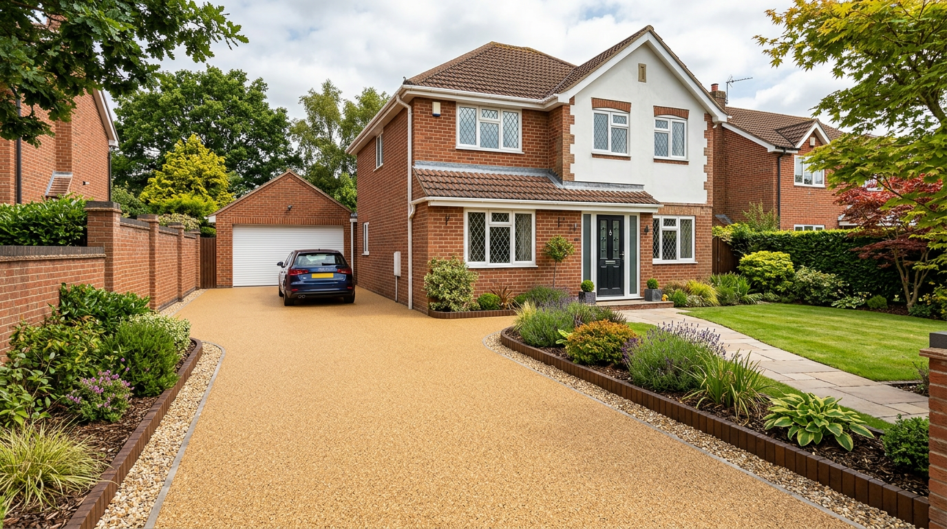 Resin bound driveway