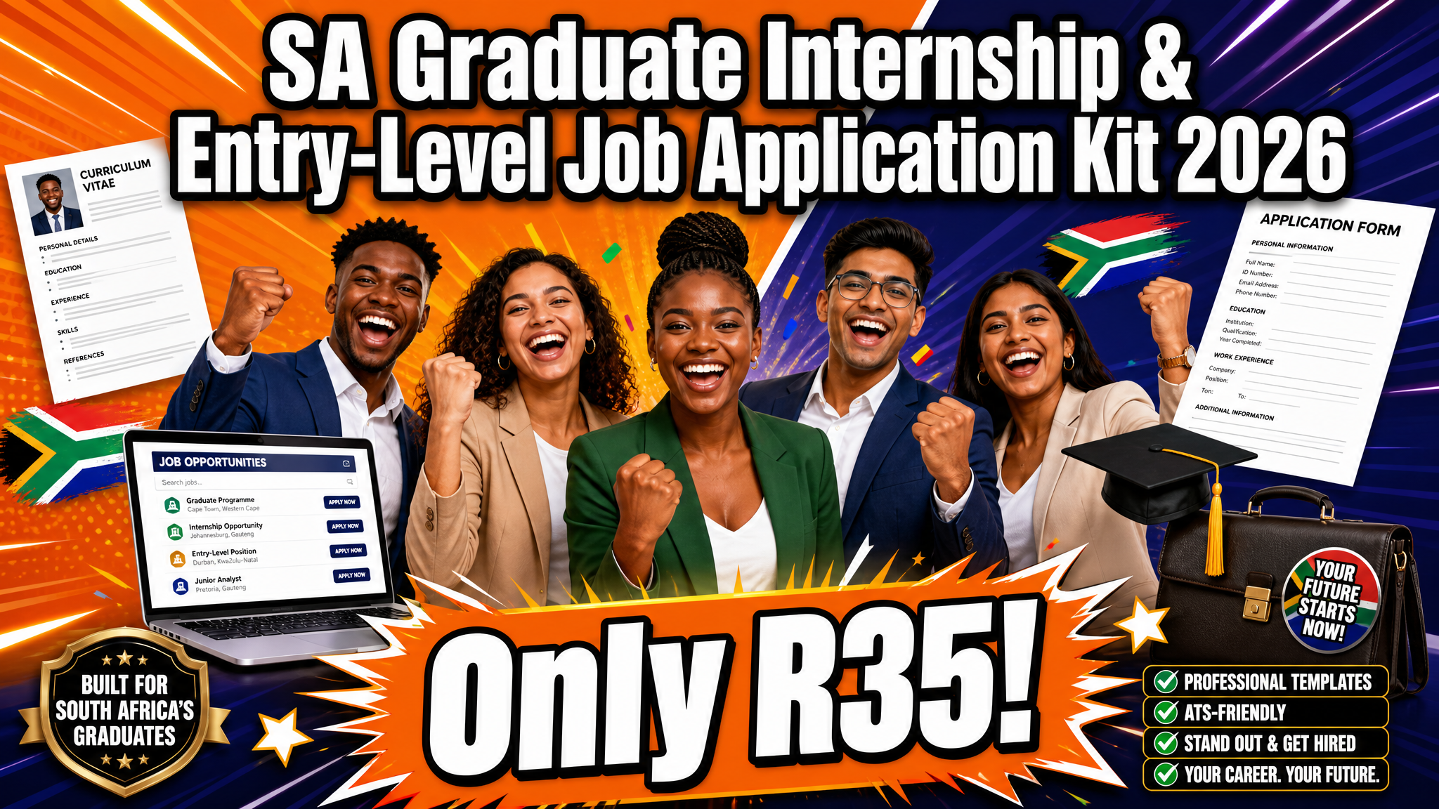 SA Graduate Internship & Entry-Level Job Application Kit 2026