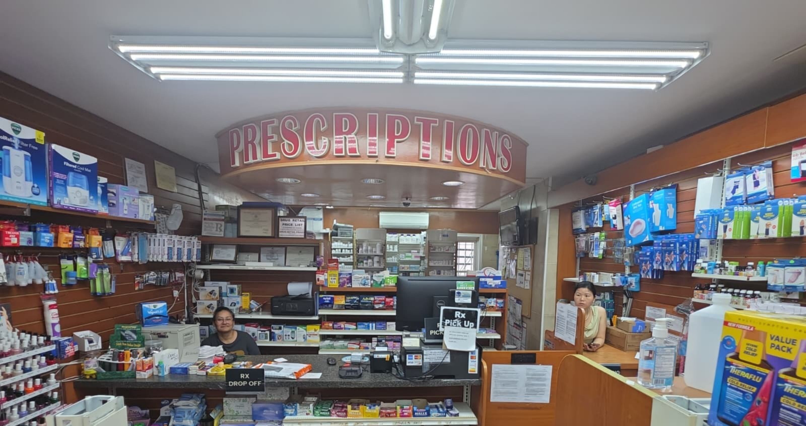 United Care Pharmacy prescription counter