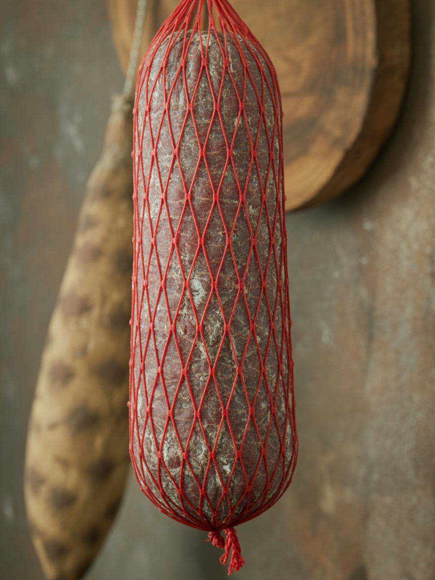 Salami Netting elastic netting application