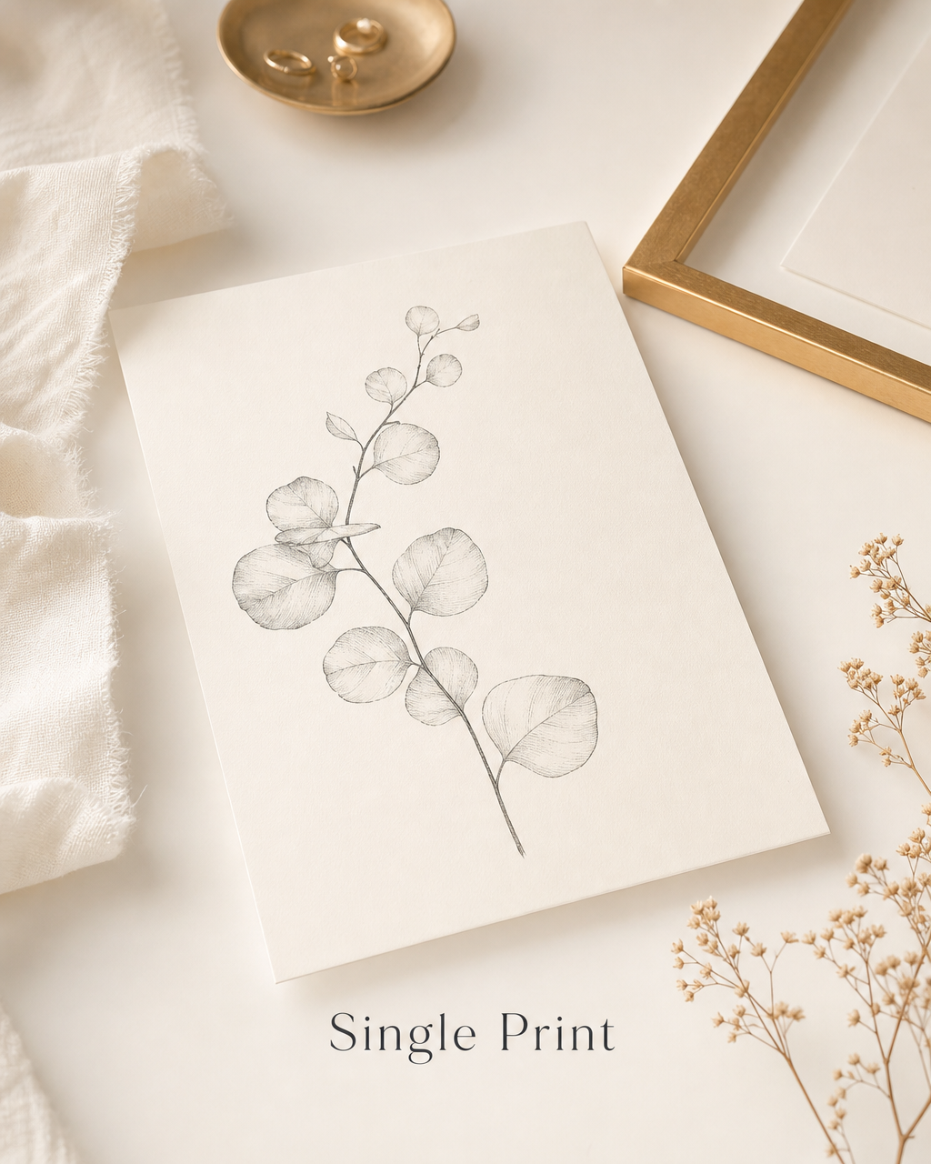 Minimalist Botanical — Single Print