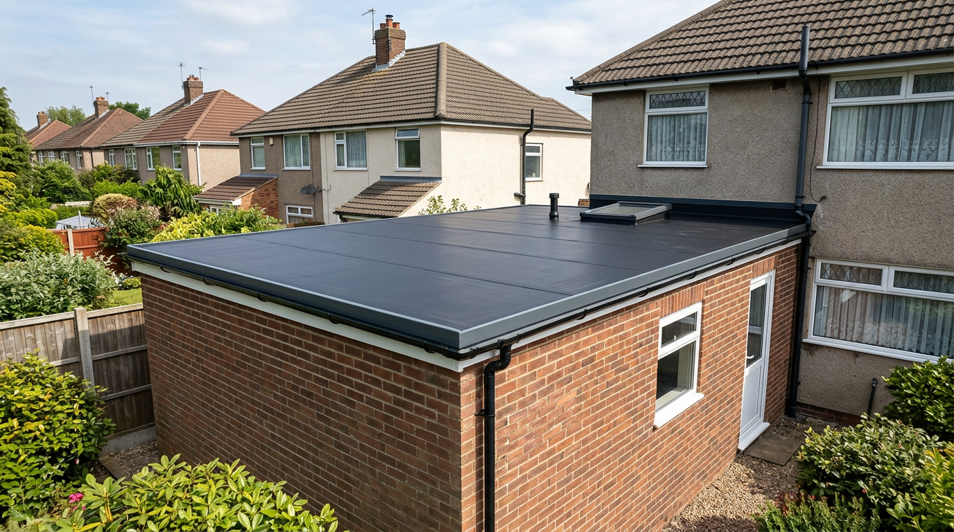 Flat Roofing project 1 in Manchester