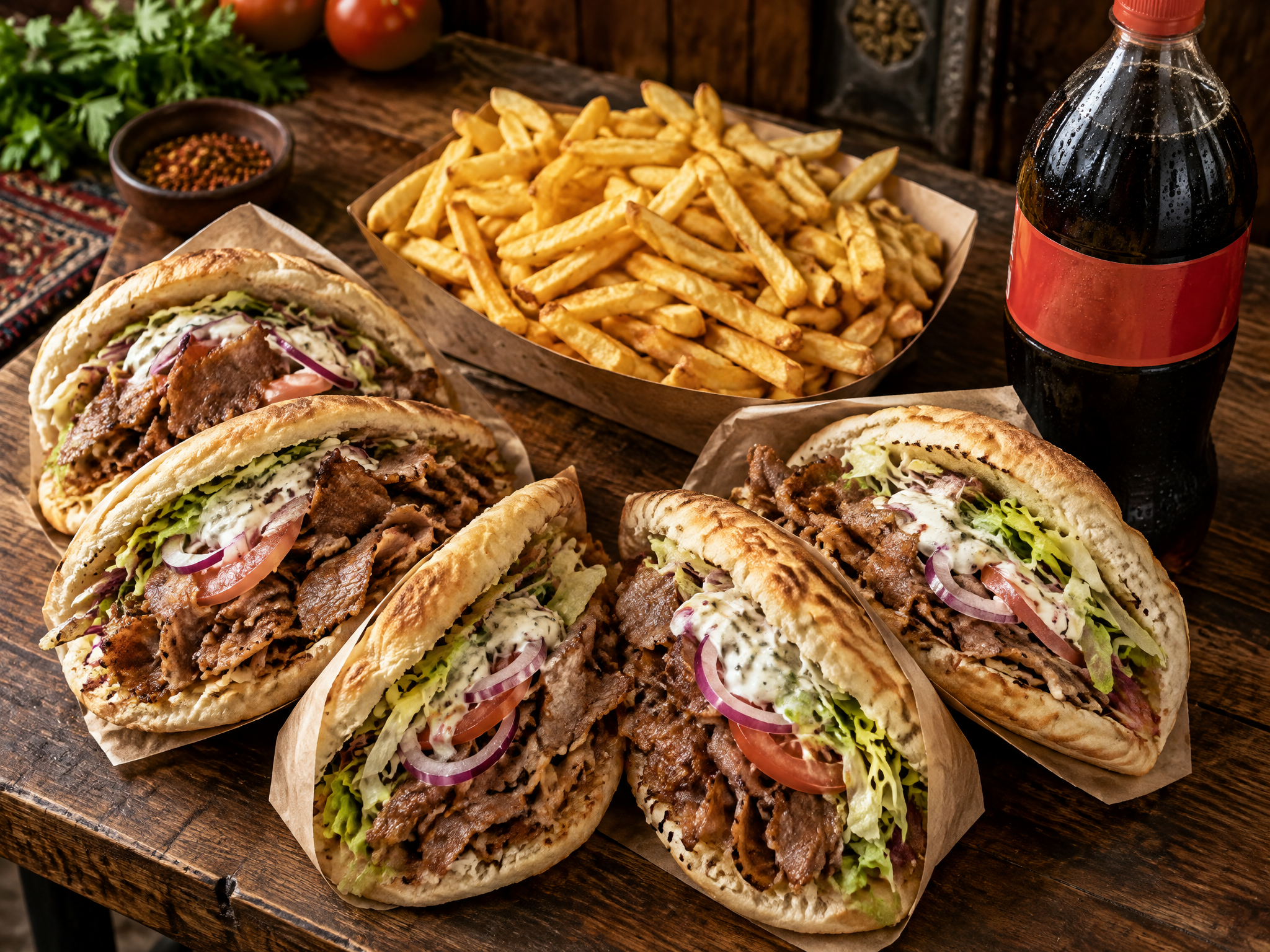 OFERTA KEBAB 5 PERSONAS