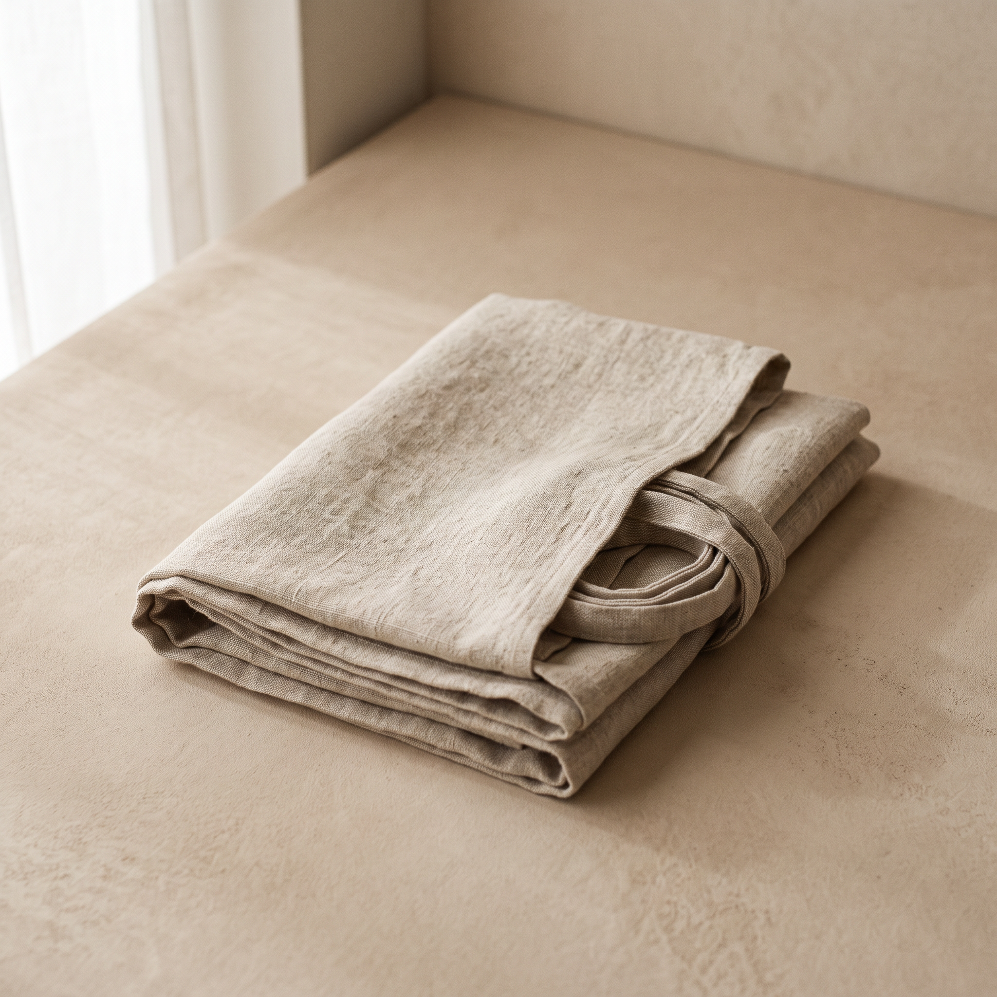 Flax Linen Kitchen Apron