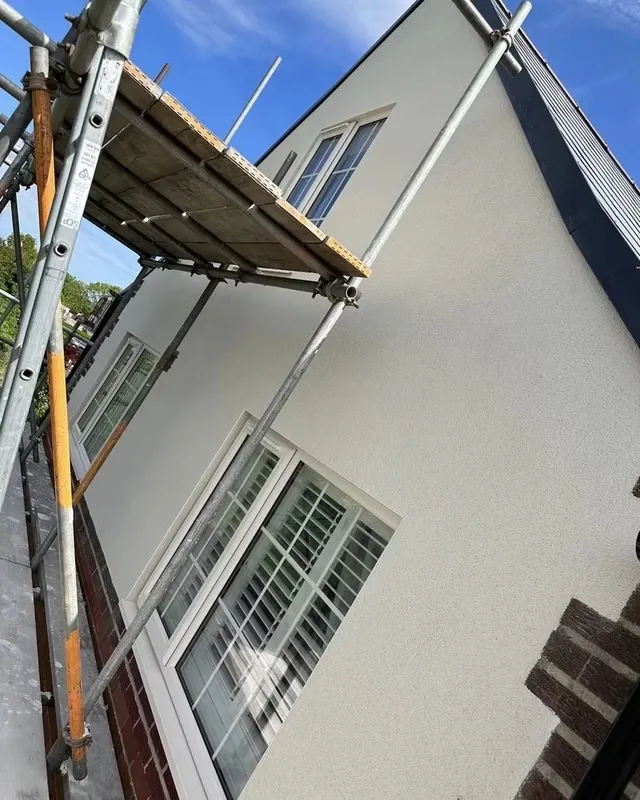 Professional plastering work