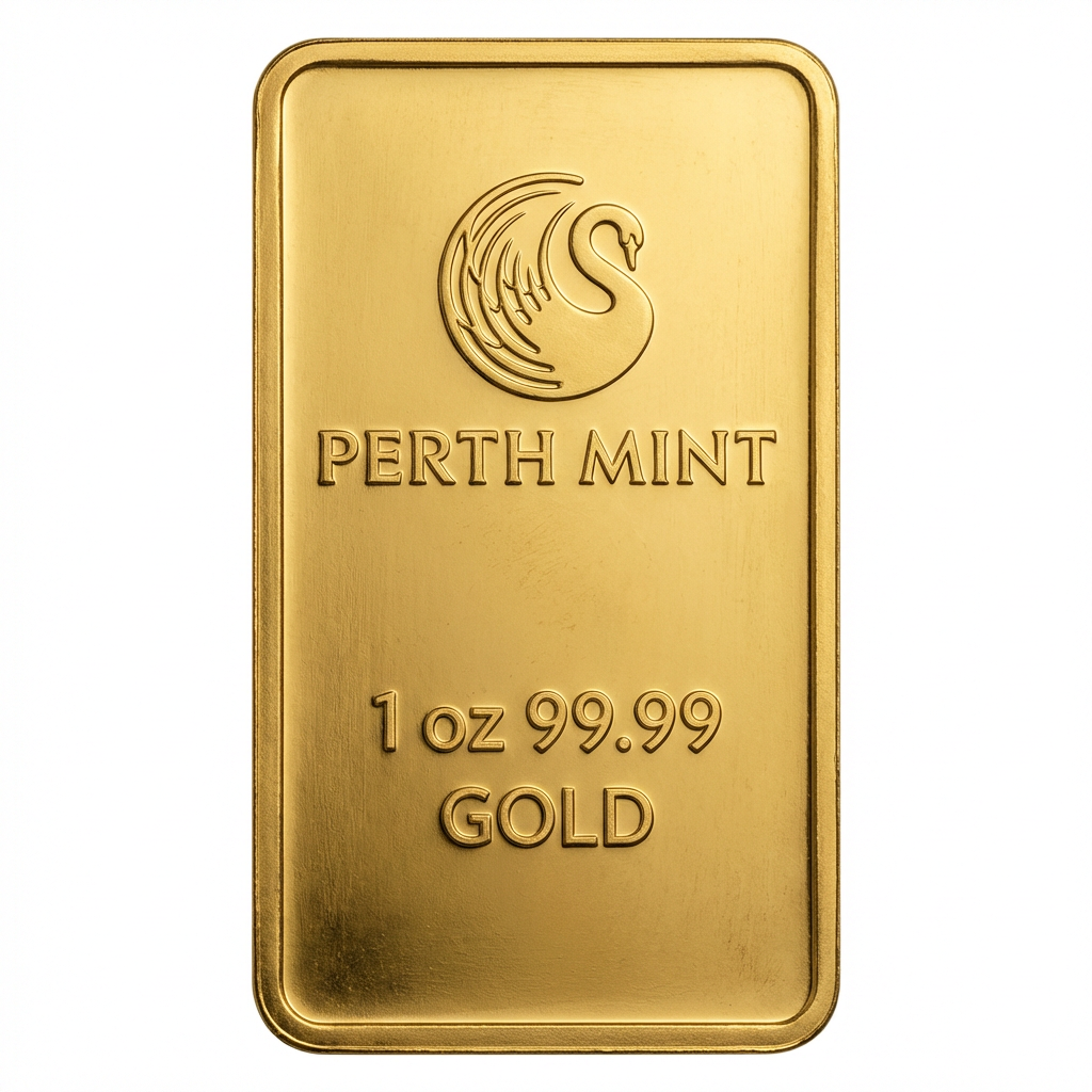 Perth Mint 1 Troy Ounce Gold Bar