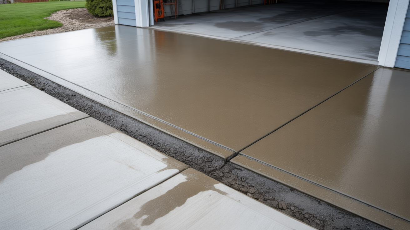 Garage Apron Installation