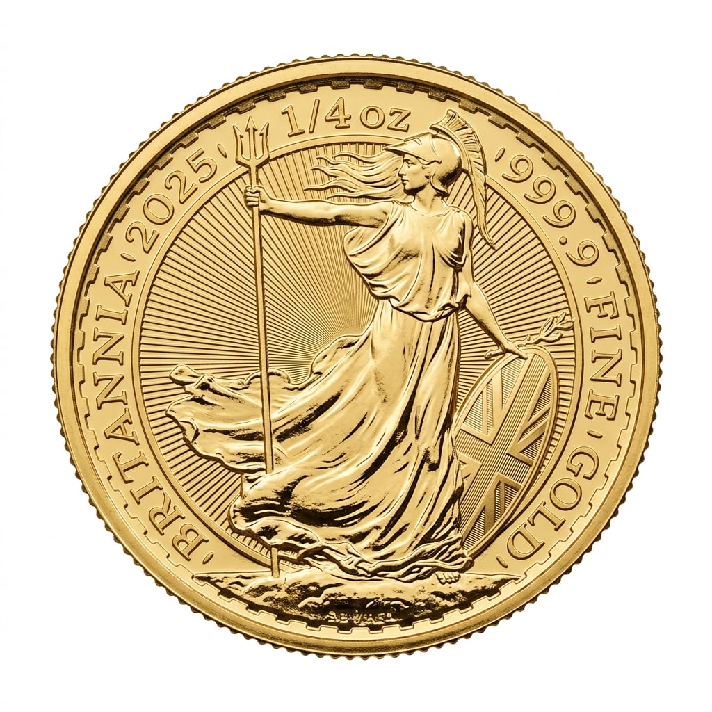 Royal Mint 1/4 oz Britannia 2025 Gold Coin