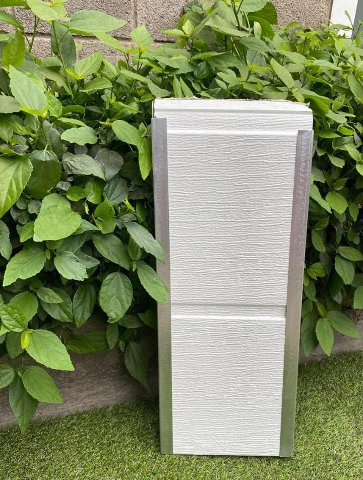 Panel Blanco Texturado para puerta seccional