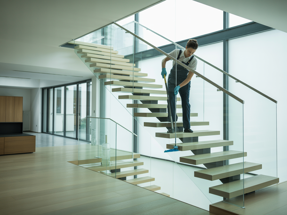Treppenreinigung