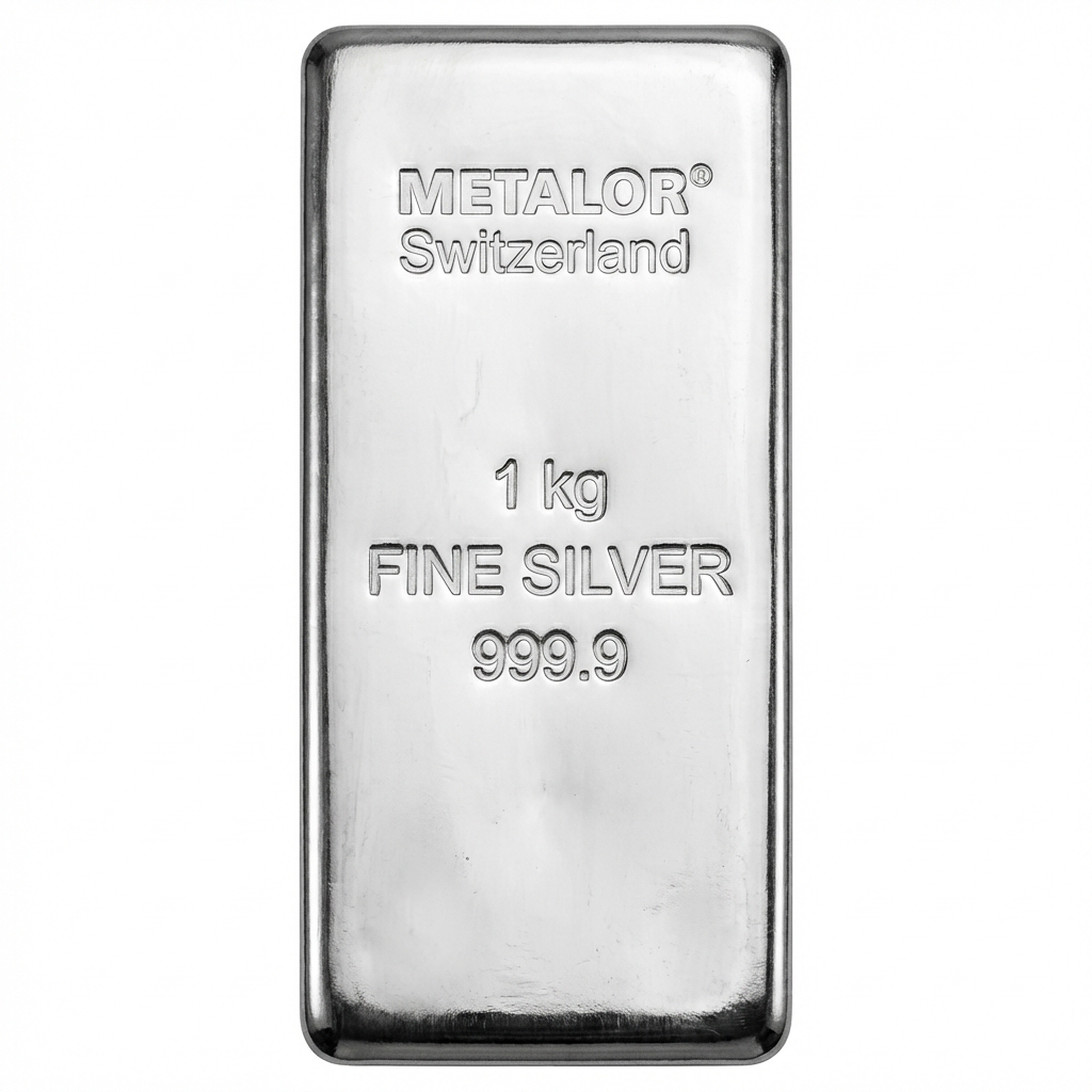 Metalor 1 Kilogram Silver Bar