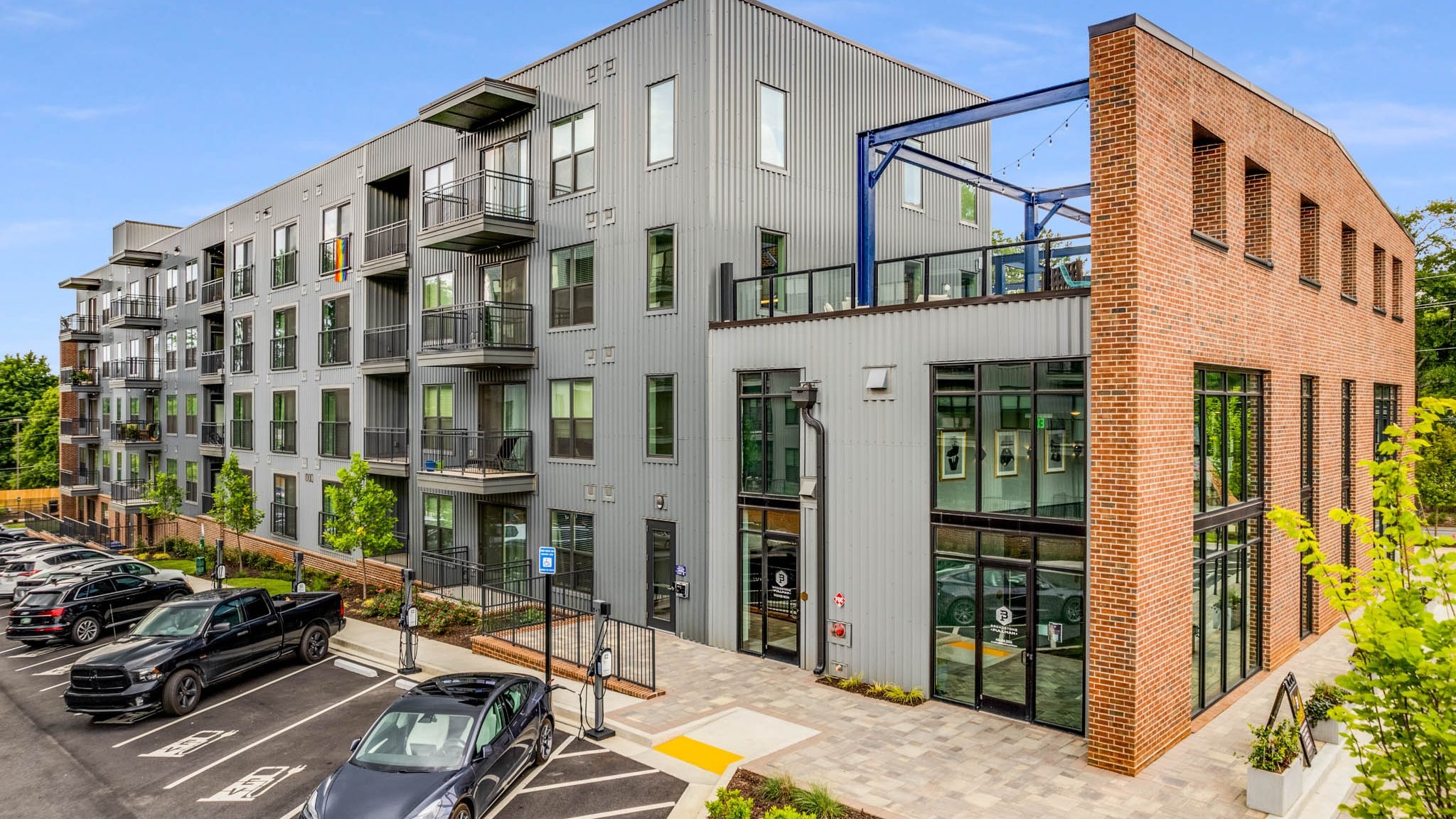 Modern residential architecture development project