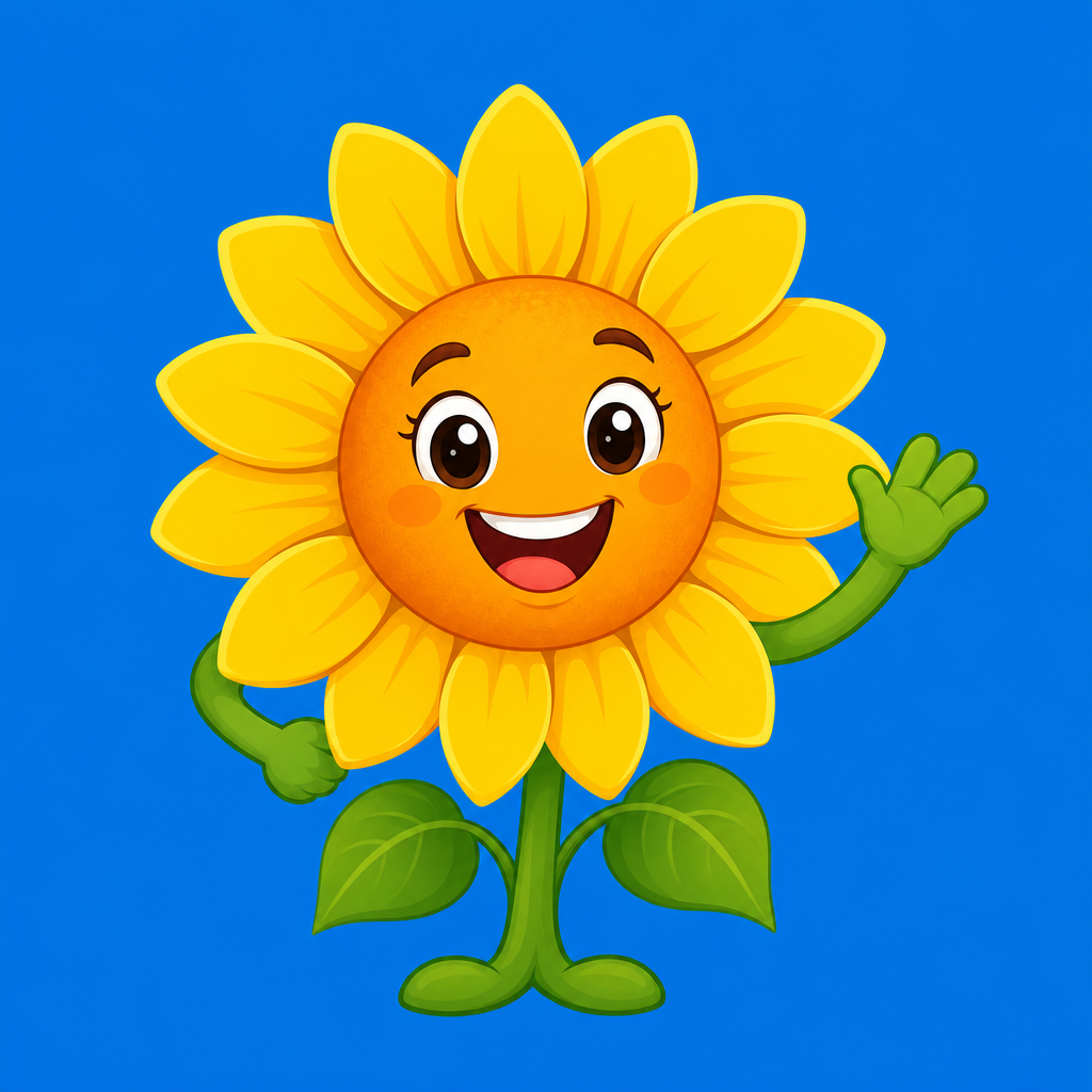 Haven the Sunflower mascot