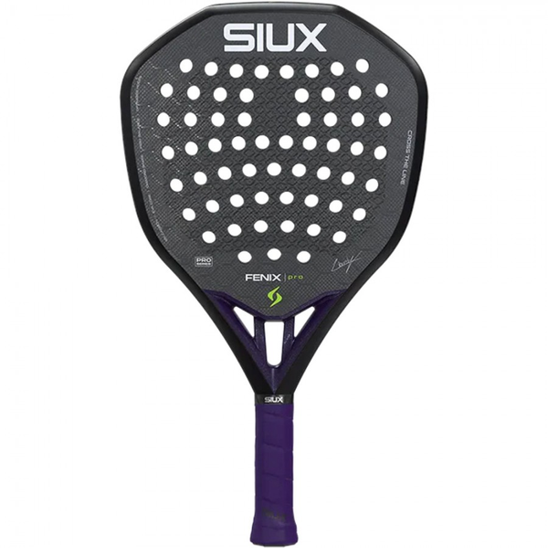 Review de Siux Fenix Pro Black 2026 (Leo Augsburger) Siux Fenix Pro Black 2026 (Leo Augsburger) - Siux Palas para pádel, vista completa del producto