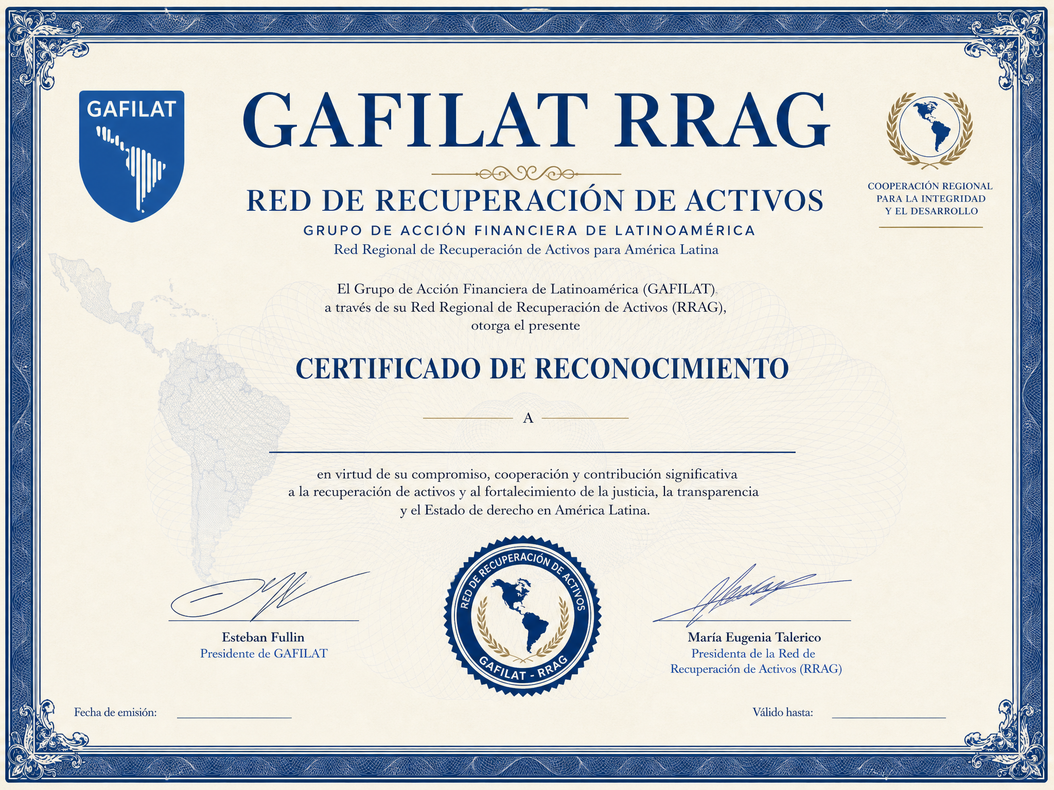 Red de Recuperación de Activos GAFILAT