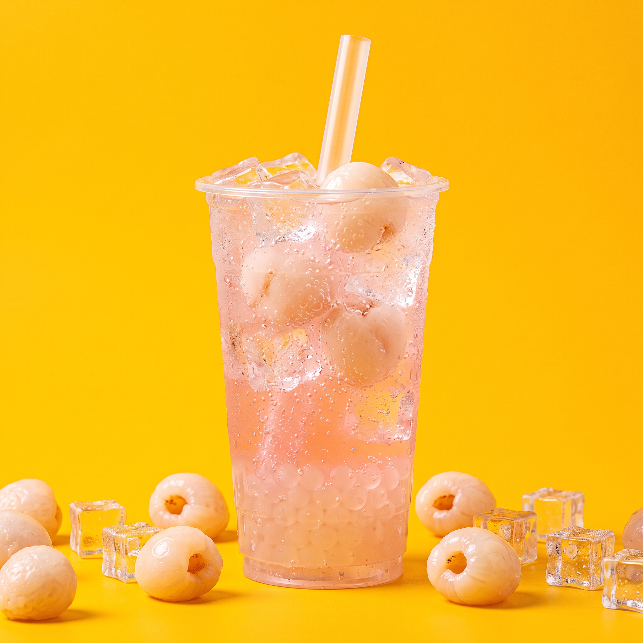 Soda italiana Makumba Drink sabor Lichi con perlas explosivas