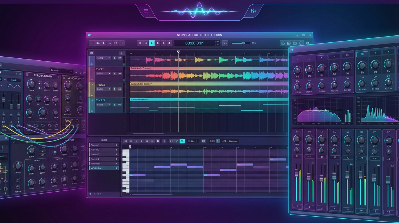 BeatForge Studio application interface