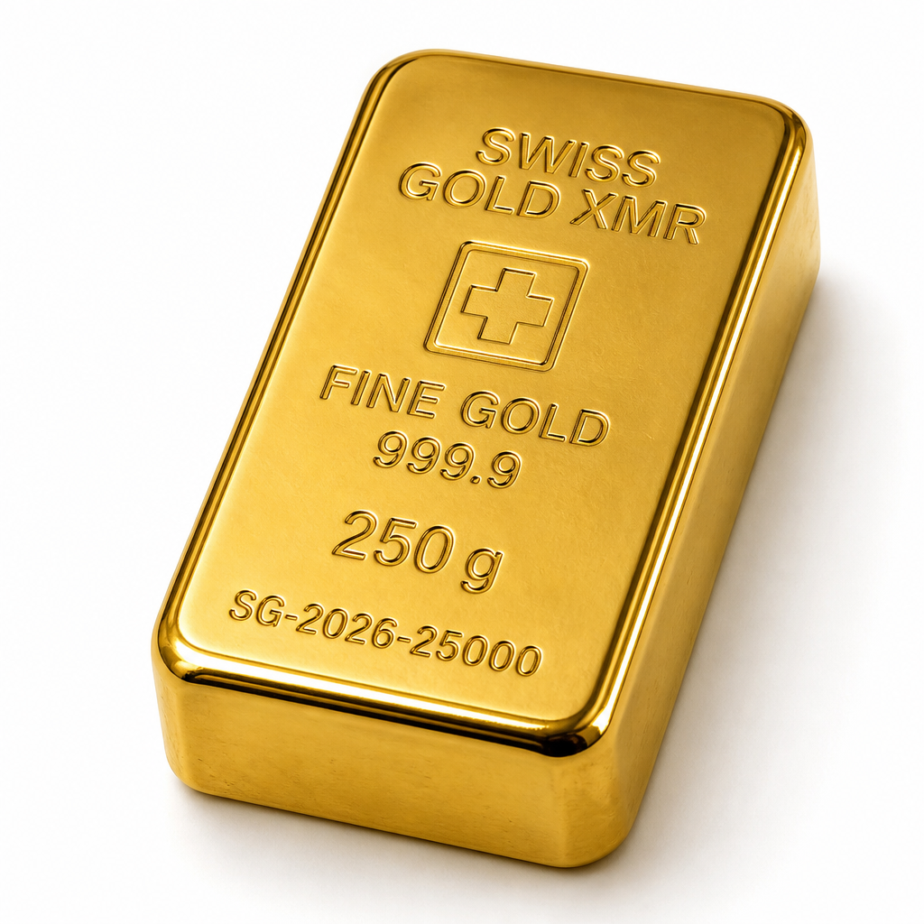 250g Gold Bar Argor-Heraeus