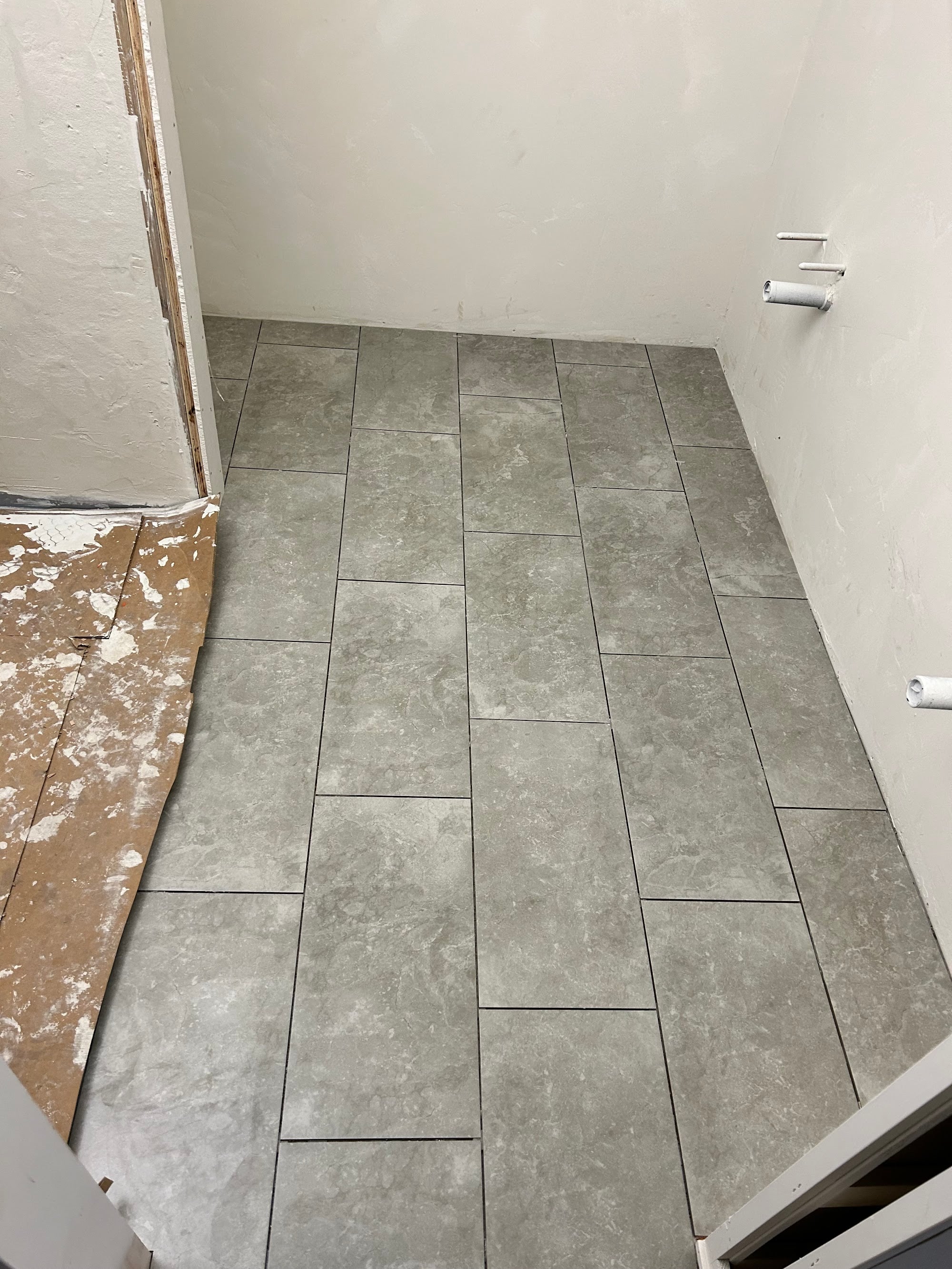 Ceramic tile shower surround Redding California