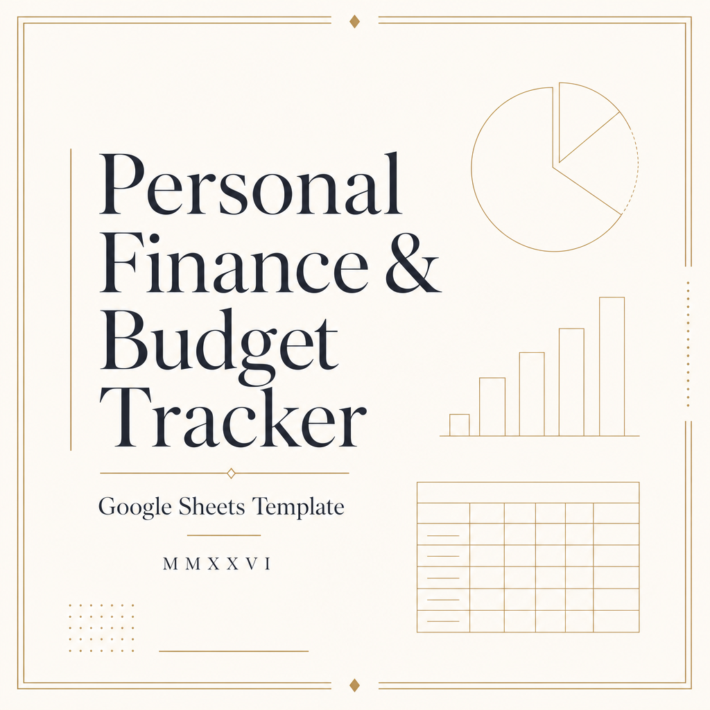 Personal Finance & Budget Tracker (Google Sheets)