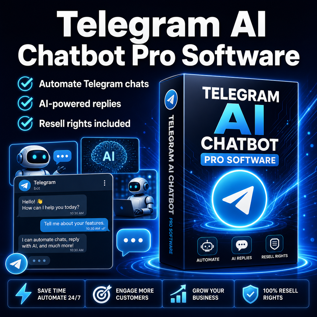 Telegram AI Chatbot Pro Software