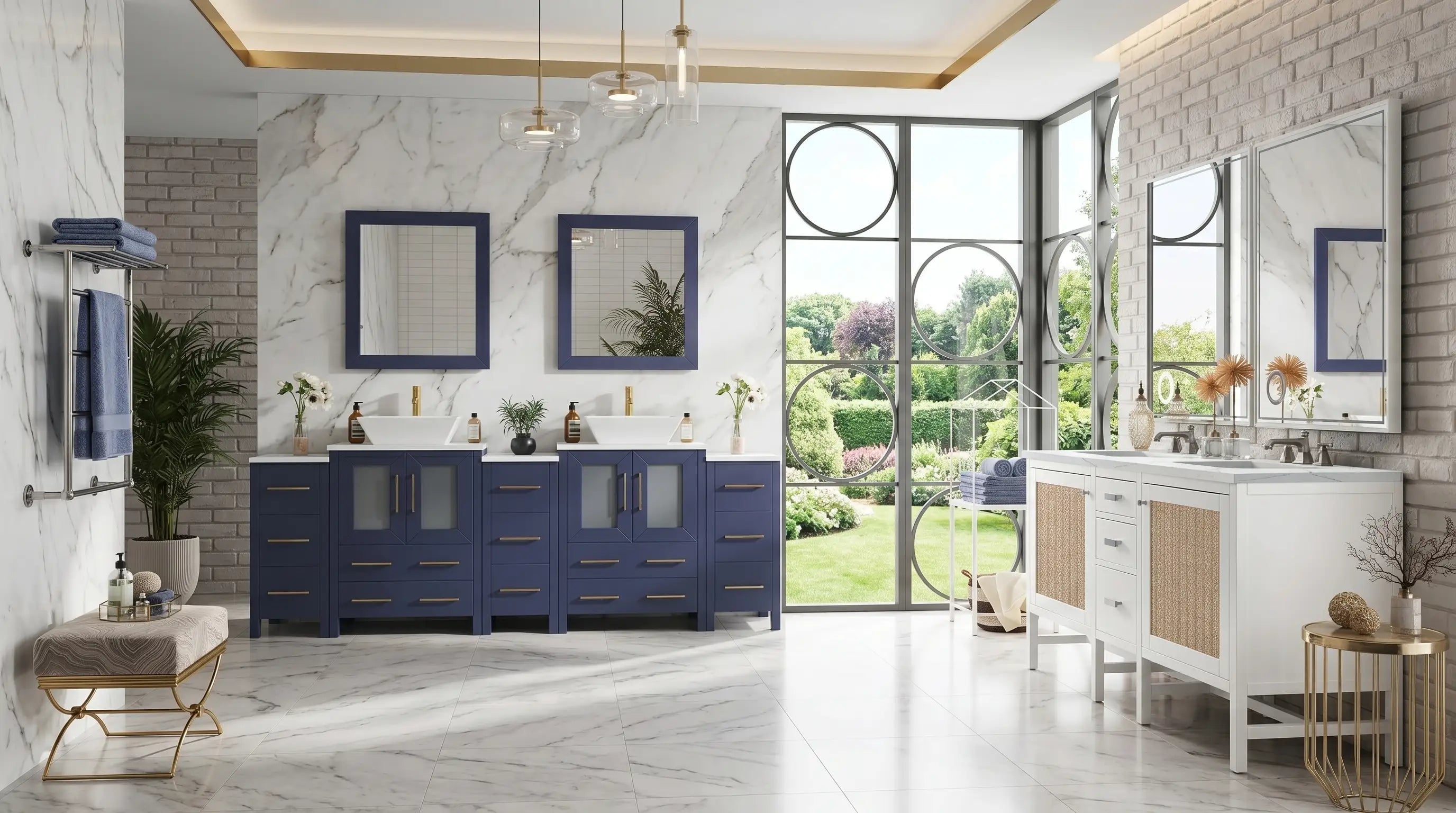 Salle de bain double vasque