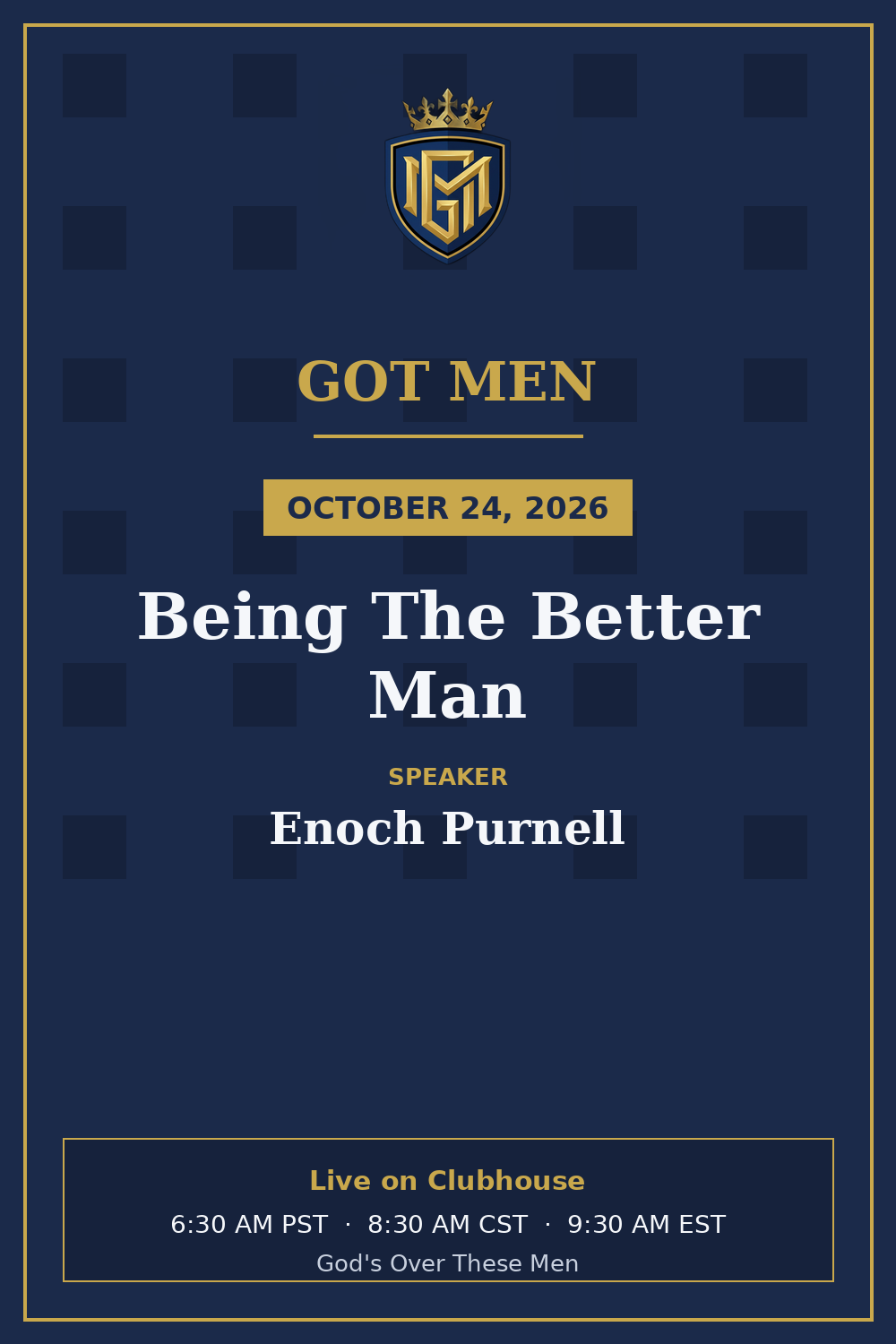 Being The Better Man