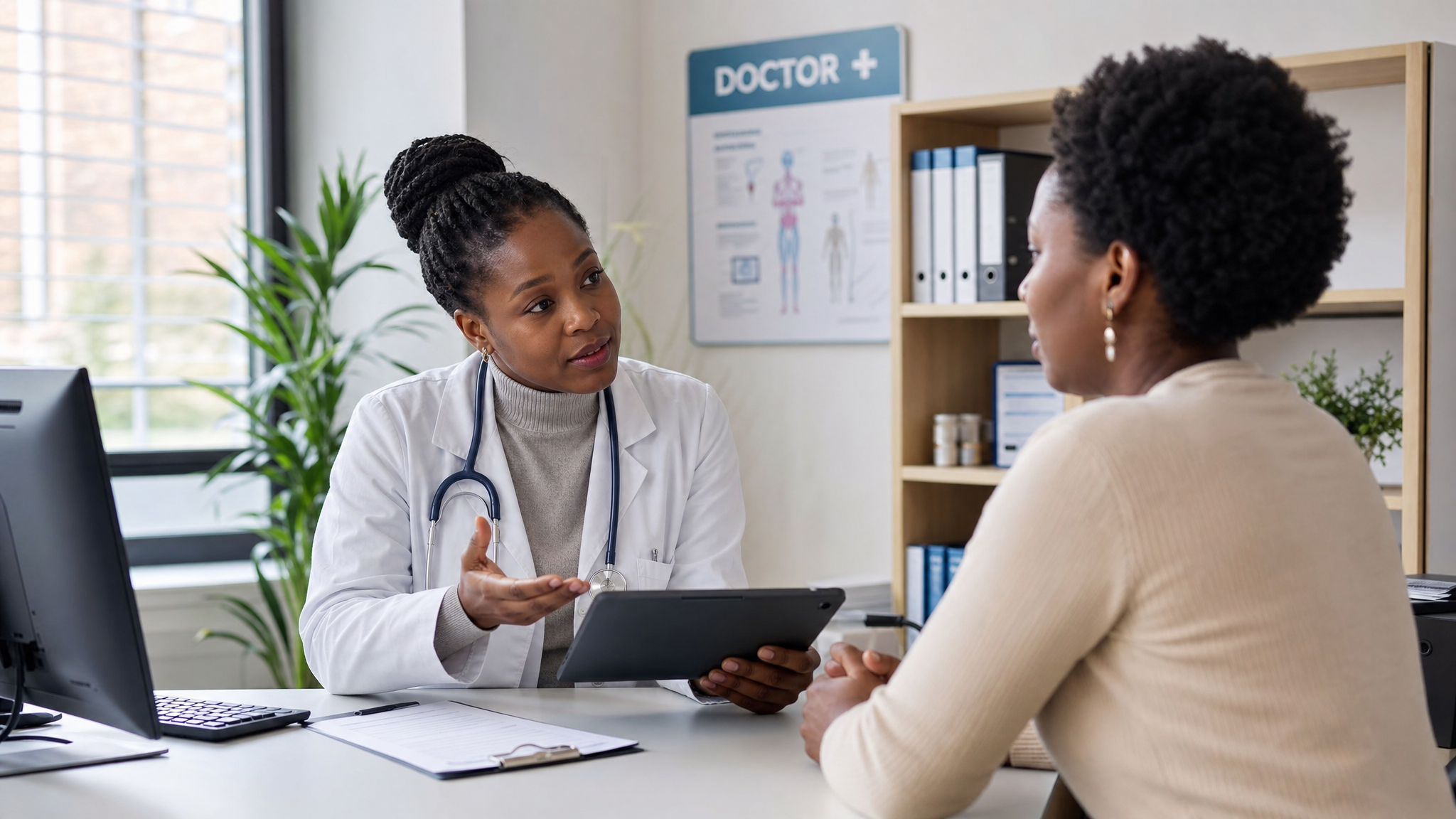 Doctor and patient