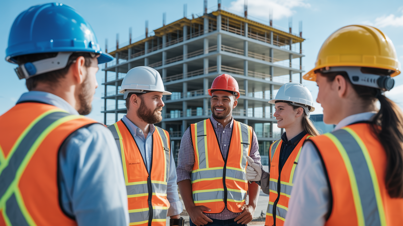 Construction site safety training