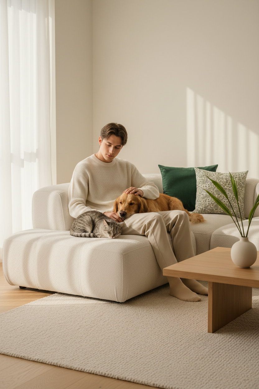 Petly — A person with their pet