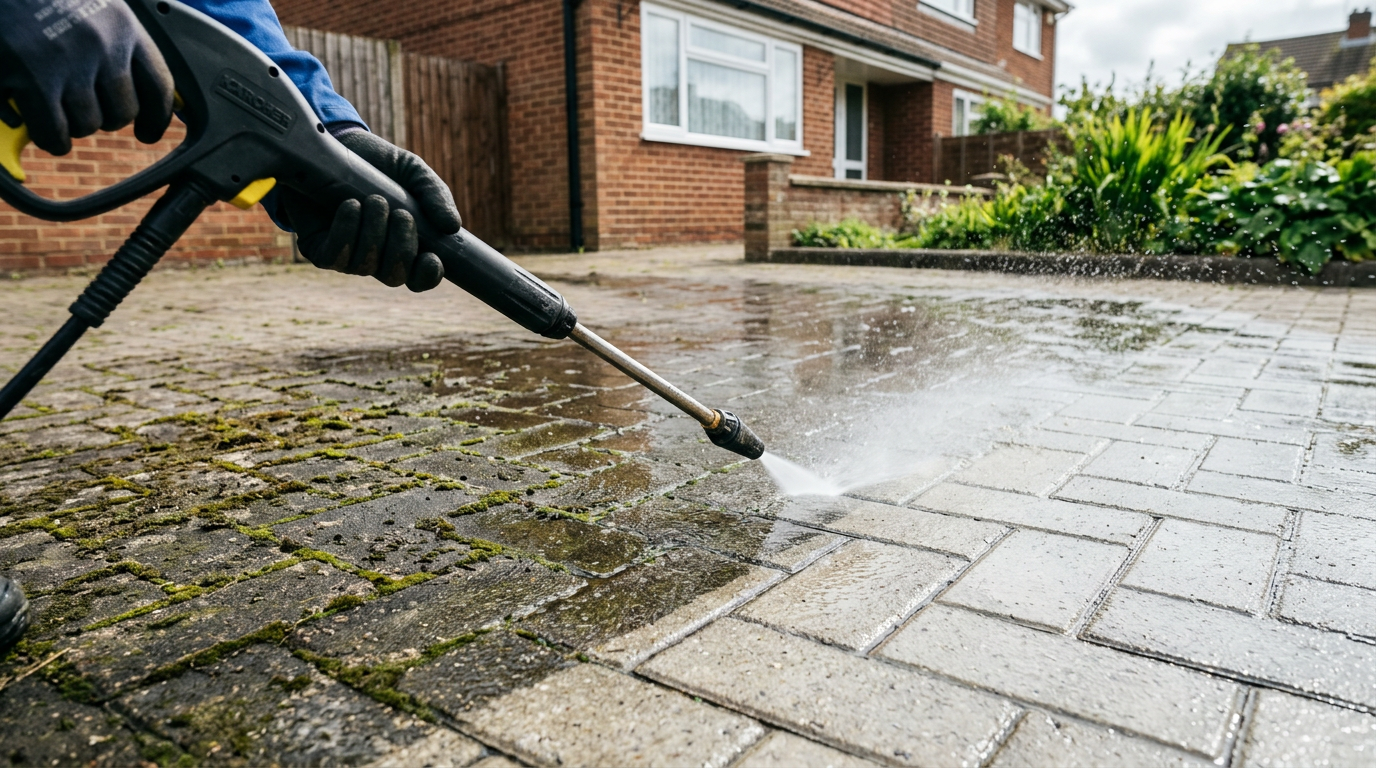 Cleaning & Sealing Driveways example 1