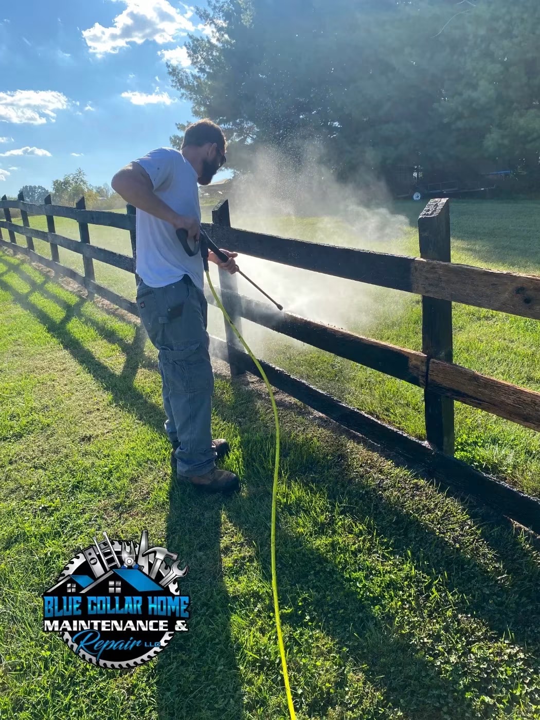 Pressure Washing in Christiansburg, VA — completed by Blue Collar