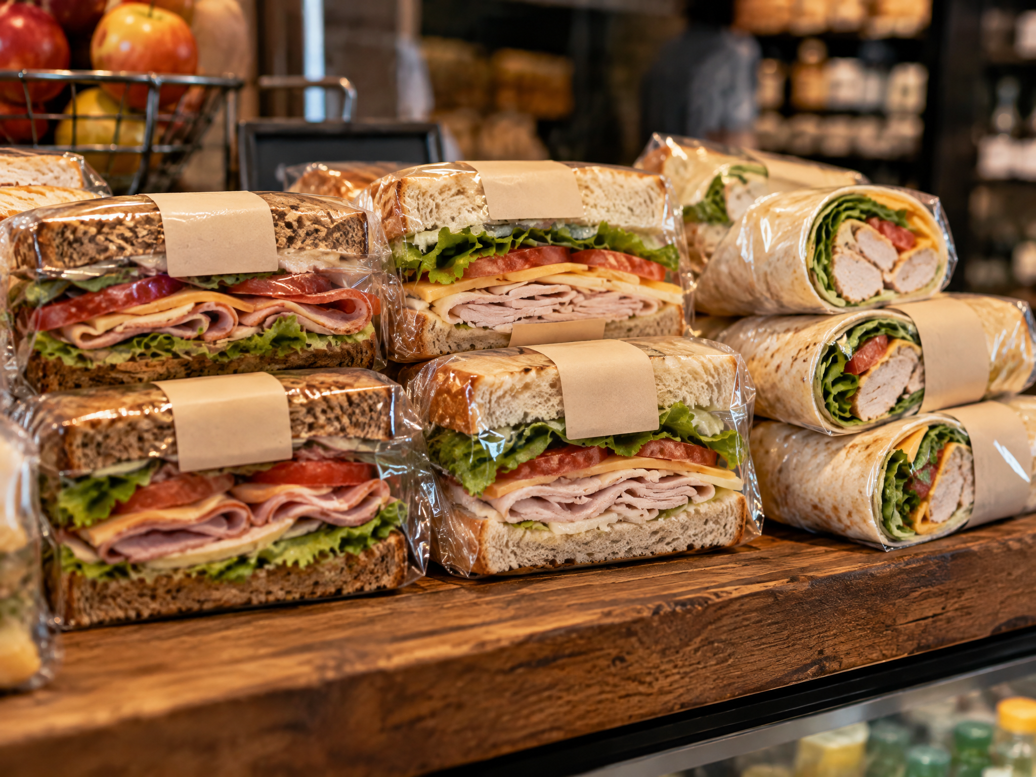 Quality Fast Foods Sandwiches