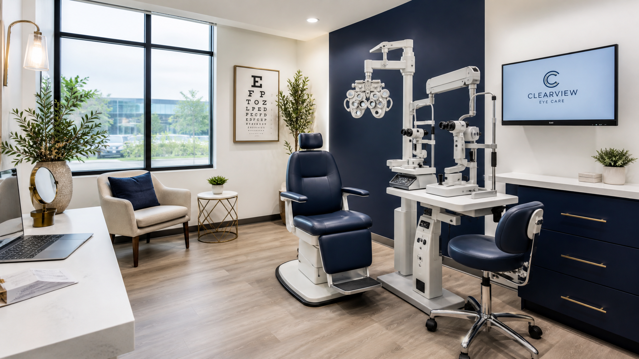 Modern optometry clinic