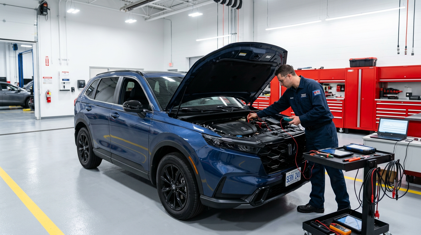 Honda maintenance and service inspection