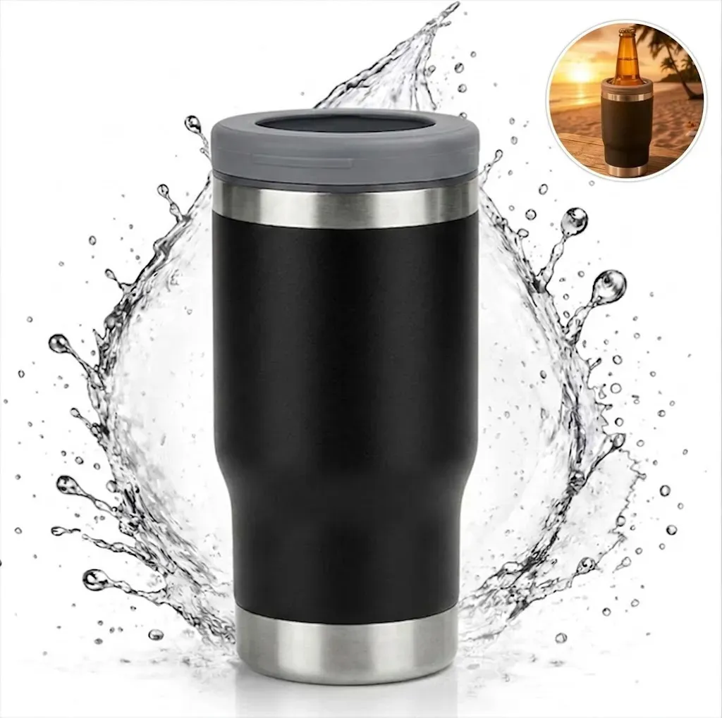 Copo Case Térmico 420ml 4 em 1