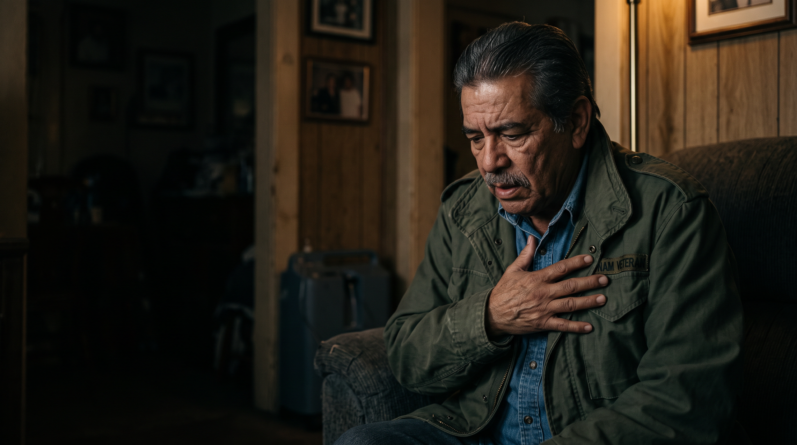 Veteran affected by toxic exposure reviewing a PACT Act claim