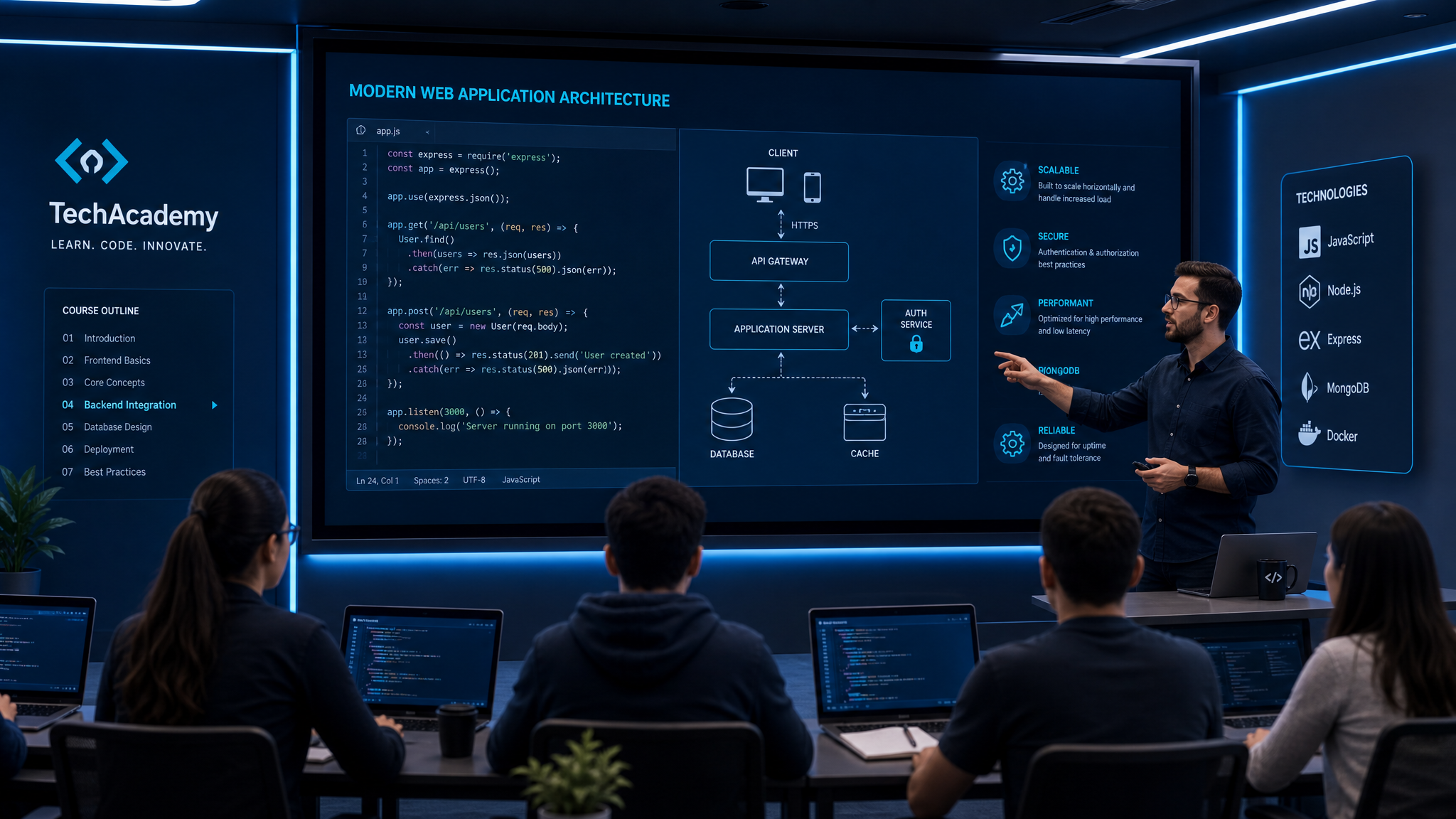 Professional IT Training and Education Environment