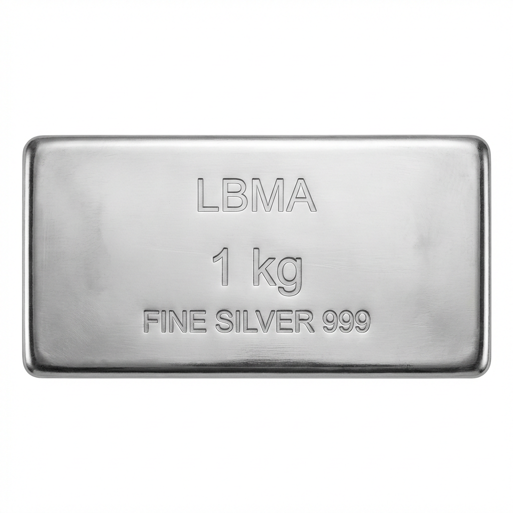 LBMA Good Delivery 1 Kilogram Silver Bar