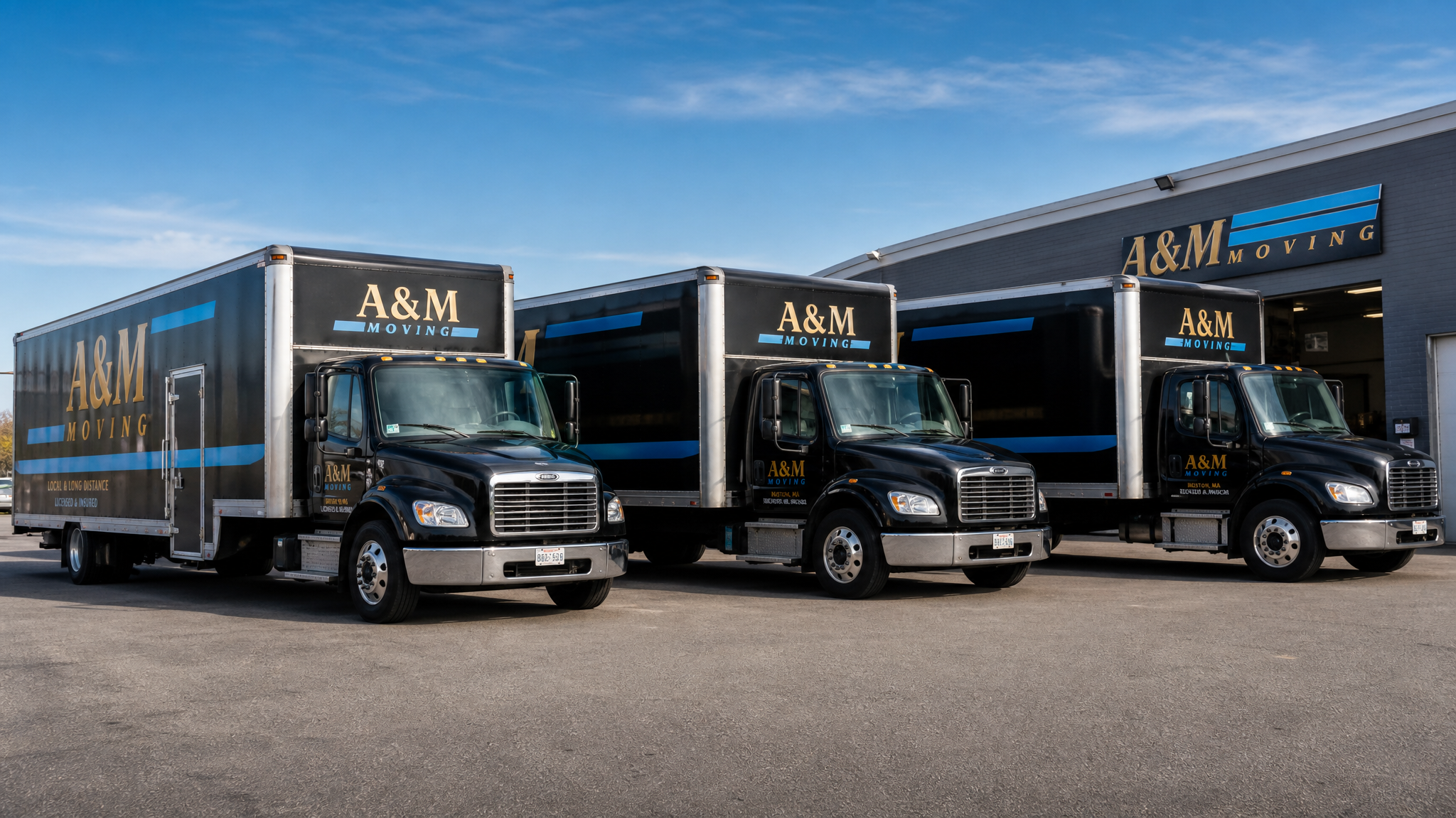 A&M Moving Masters truck fleet