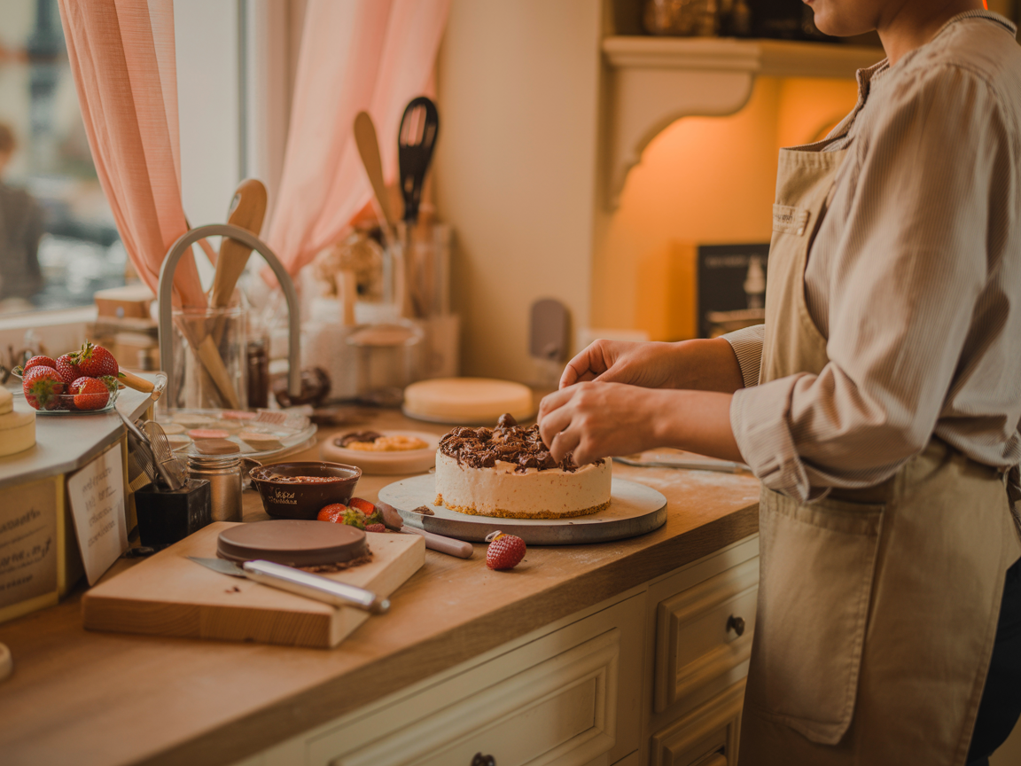 Inside Misk and Sugar dessert kitchen