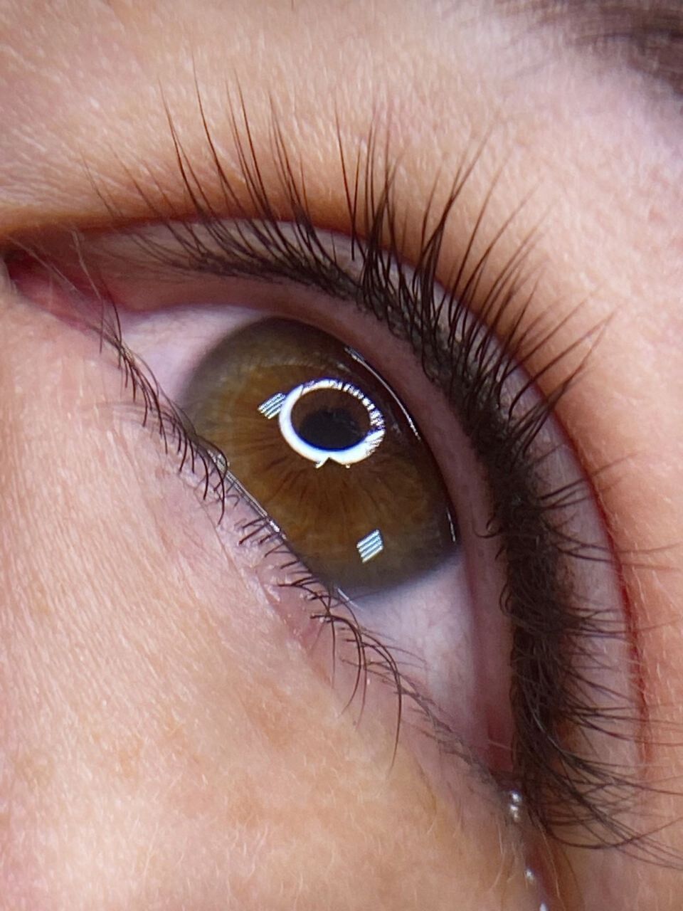 Результат работы: Межресничка + Брови