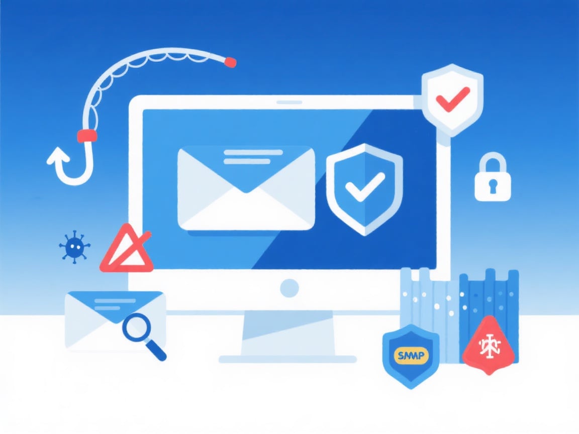 Cybersecurity features illustration