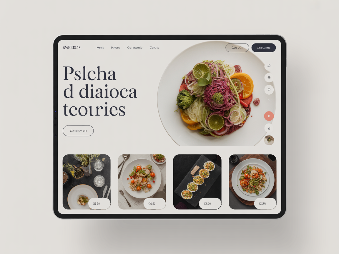 Sitio Web Gastronómico