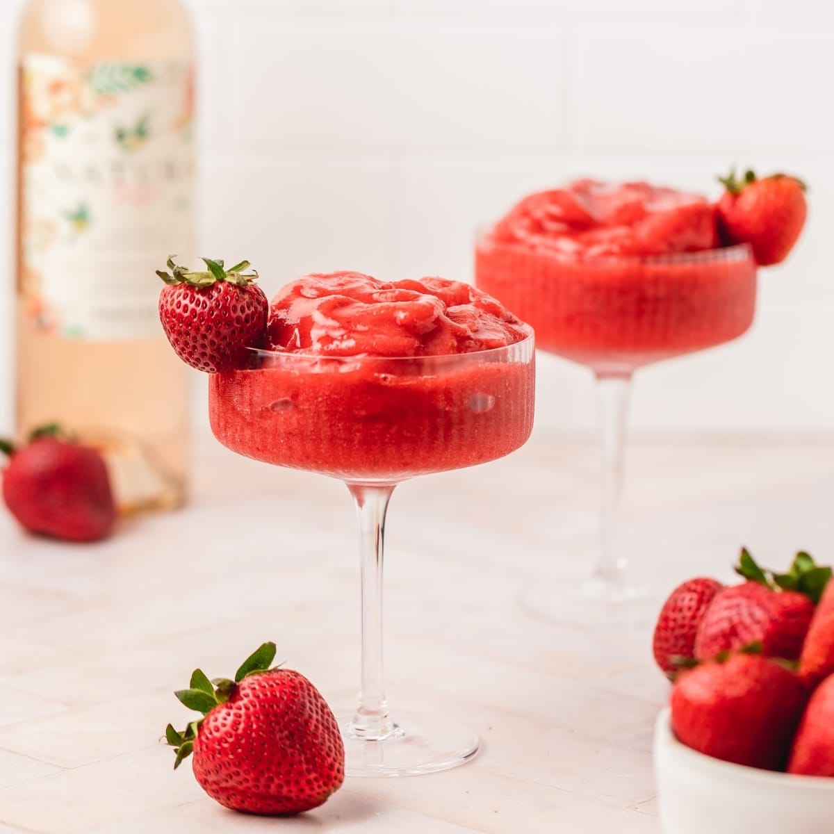 Strawberry Bissap Slushy