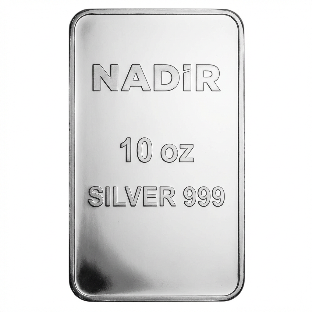 Nadir Refinery 10 Ounce Silver Bar